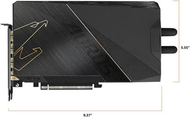 Alt view image 12 of 14 - GIGABYTE AORUS GeForce RTX 3090 Ti XTREME WATERFORCE 24GB GDDR6X PCI Express 4.0 ATX Video Card GV-N309TAORUSX W-24GD