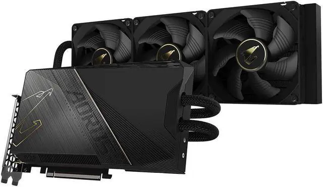 Alt view image 9 of 14 - GIGABYTE AORUS GeForce RTX 3090 Ti XTREME WATERFORCE 24GB GDDR6X PCI Express 4.0 ATX Video Card GV-N309TAORUSX W-24GD