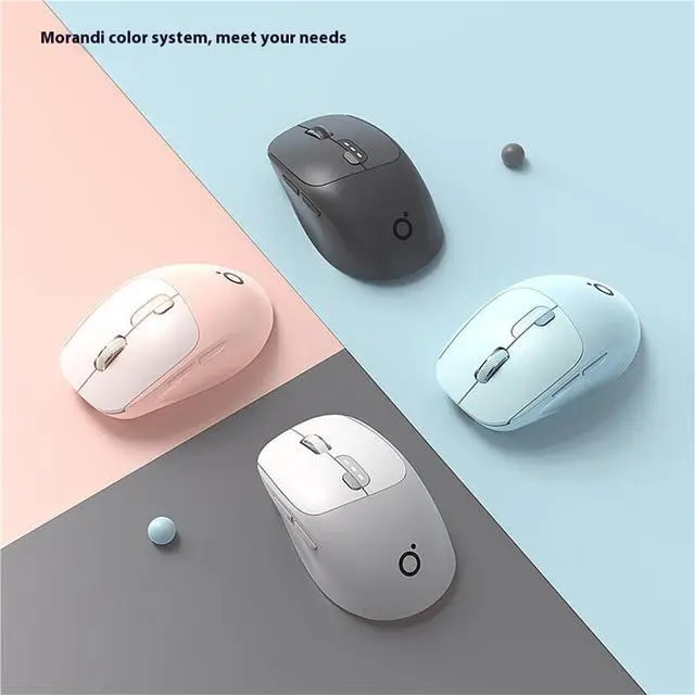Alt view image 3 of 7 - FANTECH Q5 Sci-Fi Wireless Bluetooth Dual Mode Mouse,Mute Girls Cute Charging Model Gaming Officefor Laptop,1600dpi,Power Display,TYPE-C Charging,Wireless 2.4G,Bluetooth 5.0,Q5 deep grey