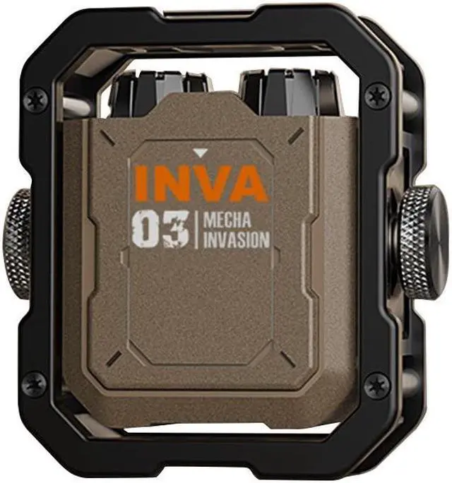 Alt view image 5 of 8 - FANTECH XXPLKPFA  Mechanical Invasion INVA-S Mecha Wireless Bluetooth Headset, Jetpack Trendy Dazzle, Bluetooth 5.3, RGB Light Effect, In-Ear, for ios or Android, for Running Sportscoffee
