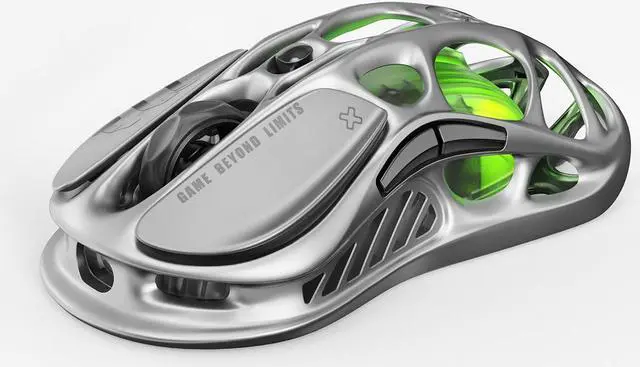 Alt view image 4 of 7 - GravaStar Mercury M1 Pro Wireless Gaming Mouse, Lightweight Magnesium Alloy, 26,000 DPI, PAW3395DM Sensor, 5 Programmable Buttons, Support Wired/2.4GHz/BT, Up to 200 Hours Battery Life