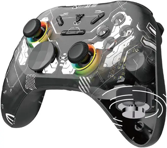 Alt view image 2 of 7 - FANTECH WGP15 EPSILON EOS PRO Wireless/Wired Gamepad,22 Buttons, High Sensitivity,Adjustable Vibration,Motion Sensor,Hall Effect,Compatible with PC/Steam/Switch/PS4/Ps3/iOS/MacOs/Android,Black