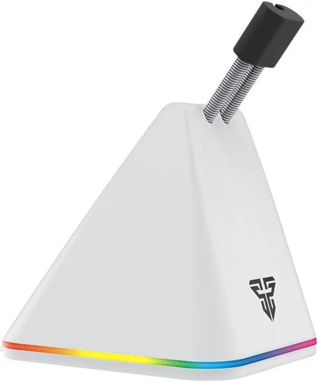Main image of FANTECH MBR01 Mouse Bungee, 9 step adjustable,110mm-150mm with OLED Screen, RBG Control,Extreme Stability and - Rubber Clip Compatible,white