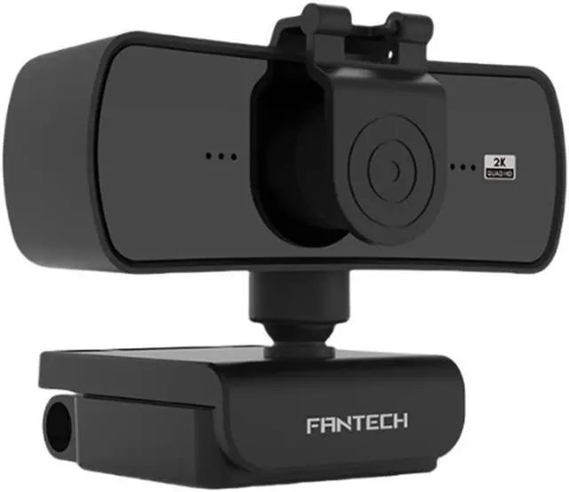 Alt view image 2 of 7 - Fantech C30 Webcam 2K 4MP Luminous QHD Video 2560x1440p, 360° ROTATION, black