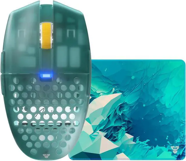 Main image of FANTECH ARIA Wireless Gaming Mouse,Medium-size ,Ergonomic Hand Grips,2.4 GHz wreless Fast charge,RGB Gamer PC Gaming Mouse, for Windows 7/8/10/11/XP Vista Linux MacOs,Blue,Free mouse pad