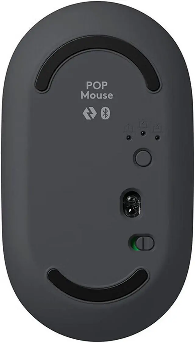 Alt view image 4 of 7 - Logitech POP MOUSE  Wireless Bluetooth Mouse, Office Mute,Tablet Laptop Office Cross Screen Operation, 4000DPI, 4 buttons, for Windows and macOS, Small, cute and portable, bluetooth 5.1, black
