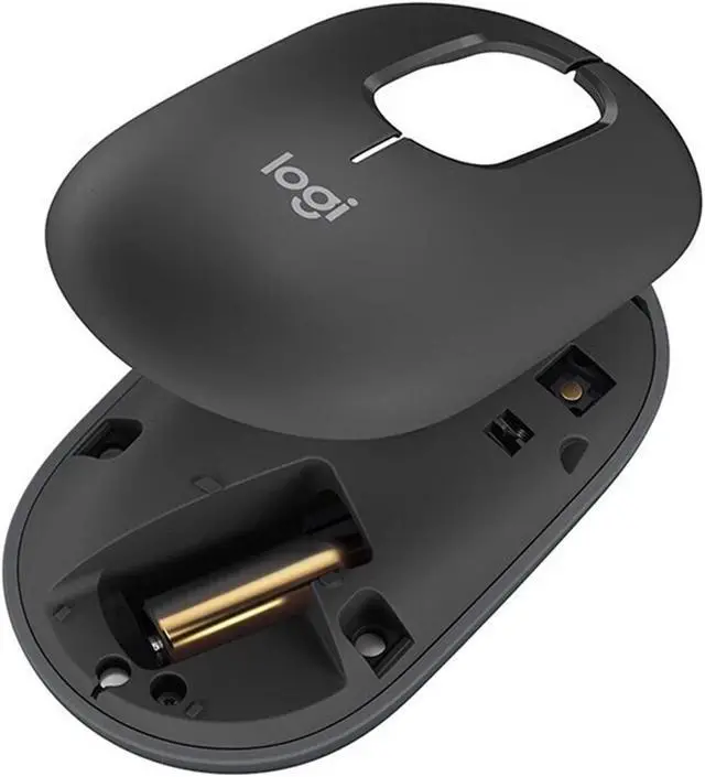 Alt view image 5 of 7 - Logitech POP MOUSE  Wireless Bluetooth Mouse, Office Mute,Tablet Laptop Office Cross Screen Operation, 4000DPI, 4 buttons, for Windows and macOS, Small, cute and portable, bluetooth 5.1, black