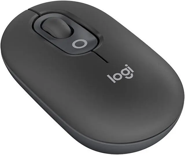 Alt view image 3 of 7 - Logitech POP MOUSE  Wireless Bluetooth Mouse, Office Mute,Tablet Laptop Office Cross Screen Operation, 4000DPI, 4 buttons, for Windows and macOS, Small, cute and portable, bluetooth 5.1, black