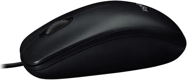 Alt view image 3 of 7 - Logitech B001 Mouse Wire Mouse, USB Home Office, 1000DPI,3buttons, for windows and macOS, Gaming PC Notebook Desktop Universal Mouse Symmetrical Mouse , black