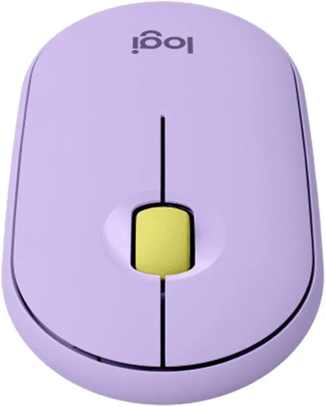 Alt view image 4 of 7 - Logitech PEBBLE M350 Wireless Bluetooth Mouse,  Office Silent ,  Women's Mouse,  Symmetrical Mouse Pebble Shape Graphite,1000DPI, 3buttons, for windows and macOS, purple