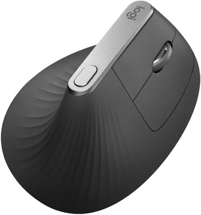 Alt view image 4 of 7 - Logitech MX Vertical Ergonomic Wireless Bluetooth Mouse,  Vertical Business Office Mechanical Computer Notebook, 4000dpi, 4buttons, for window/macOS/iPadOS/ChromeOS /Linux,  Black