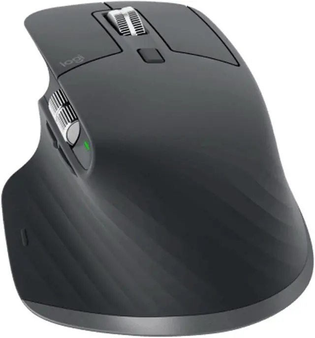 Main image of Logitech MX Master 3S Wireless Bluetooth Mouse, Ergonomic Office Silent Mouse High-end Graphite with Logi Bolt Wireless Receiver,8000dpi, 7buttons,for window/macOS/iPadOS/ChromeOS /Linux,  BLACK