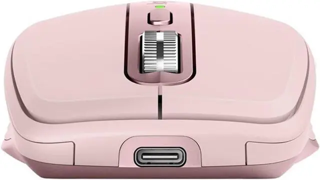 Alt view image 2 of 7 - Logitech MX Anywhere 3 Wireless Bluetooth Dual Mode Mouse,  Compact Office Charging Mouse Optimal Cross Computer Control , 4000dpi, 6buttons, for window/macOS/iPadOS/ChromeOS /Linux, pink