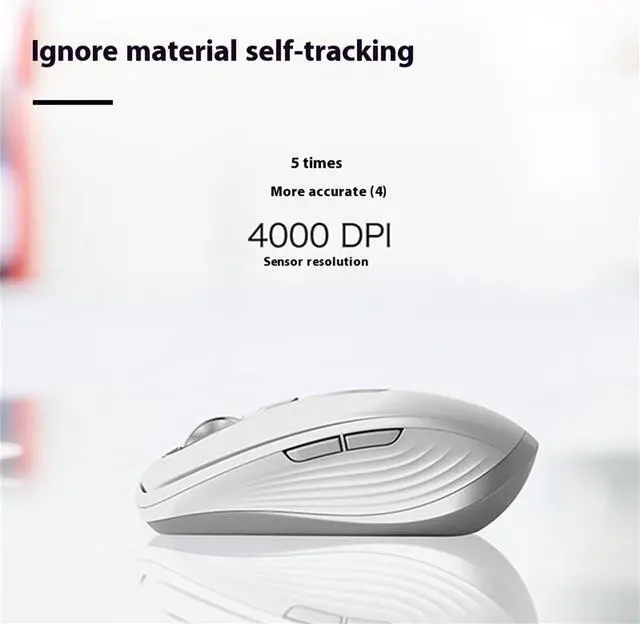 Alt view image 6 of 7 - Logitech MX Anywhere 3 Wireless Bluetooth Dual Mode Mouse,  Compact Office Charging Mouse Optimal Cross Computer Control , 4000dpi, 6buttons, for window/macOS/iPadOS/ChromeOS /Linux, pink