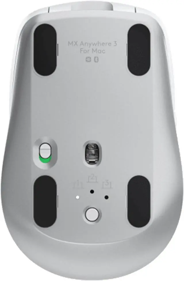 Alt view image 5 of 5 - Logitech MX Anywhere 3S Wireless Bluetooth Dual Mode Mouse,  Compact Office Charging Mouse Optimal Cross Computer Control , 8000dpi, 6buttons, for window/macOS/iPadOS/ChromeOS /Linux, SILVER