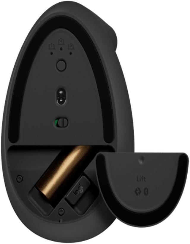 Alt view image 5 of 5 - Logitech LIFT VERTICAL Wireless Bluetooth Mouse , Ergonomic Vertical Mouse Silent Office Mouse, Vertical Small to Medium Hand Lift,4000dpi, 4buttons, for window/macOS/iPadOS/ChromeOS /Linux, Black