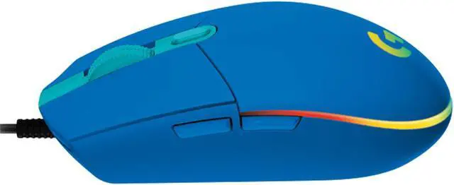 Alt view image 4 of 4 - Logitech (G) G102 2nd Generation Gaming wired Mouse,  RGB Streaming Light Effect Mouse,  Lightweight Design Gaming Grade 8000DPI Sensor, for Windows® 7 or later/macOS 10.11 or later/ChromeOS, blue