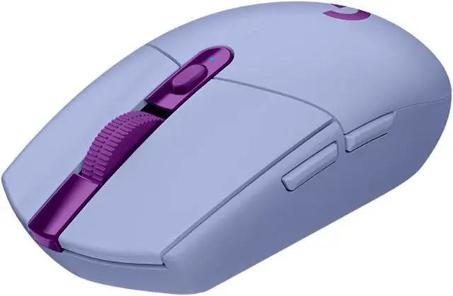 Alt view image 3 of 7 - Logitech (G) G304 Lightweight Wireless Gaming Mouse,  Macro Programming Gaming Mouse,  Portable Small Hand Applicable , 12000dpi, for Windows® 7 or later/macOS 10.11 or later/ChromeOS,  Purple