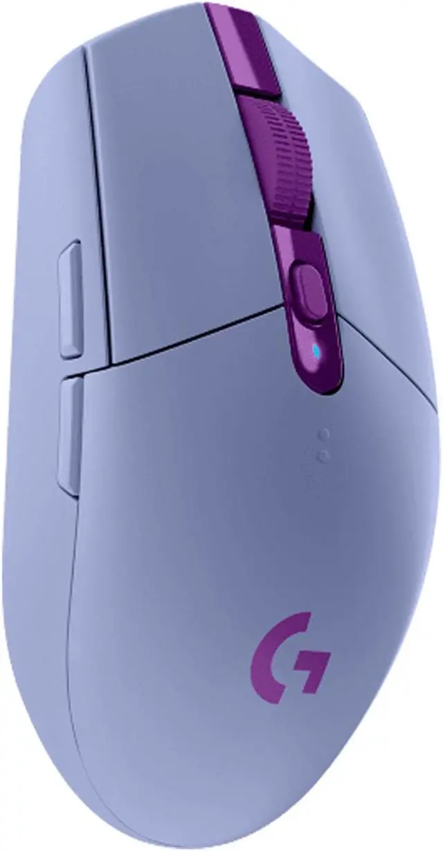 Alt view image 5 of 7 - Logitech (G) G304 Lightweight Wireless Gaming Mouse,  Macro Programming Gaming Mouse,  Portable Small Hand Applicable , 12000dpi, for Windows® 7 or later/macOS 10.11 or later/ChromeOS,  Purple