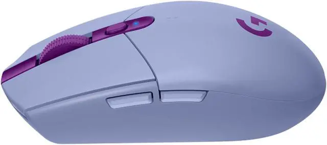 Alt view image 4 of 7 - Logitech (G) G304 Lightweight Wireless Gaming Mouse,  Macro Programming Gaming Mouse,  Portable Small Hand Applicable , 12000dpi, for Windows® 7 or later/macOS 10.11 or later/ChromeOS,  Purple