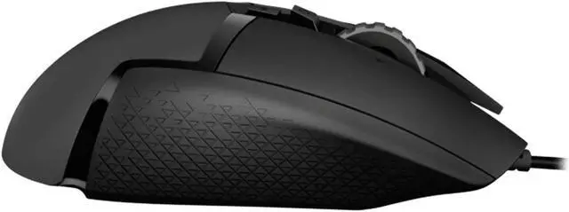 Alt view image 3 of 7 - Logitech (G) G502  HERO  Wired Gaming Mouse,    RGB with Weighted Macro Programming, 25600DPI, 11buttons,  Laptop Big Hand Mouse, for Windows® 7 or later/macOS 10.11 or later/ChromeOS, BLACK