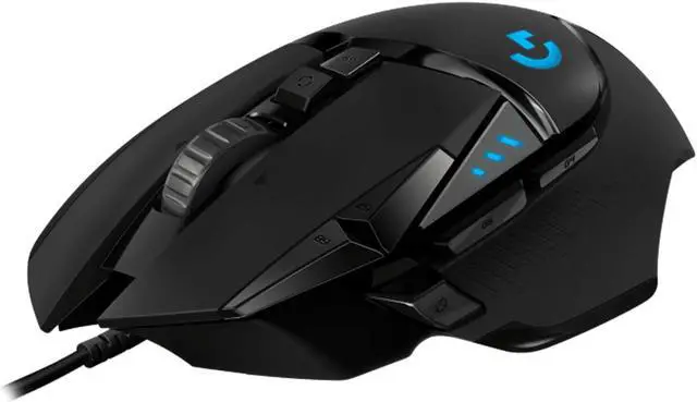 Main image of Logitech (G) G502  HERO  Wired Gaming Mouse,    RGB with Weighted Macro Programming, 25600DPI, 11buttons,  Laptop Big Hand Mouse, for Windows® 7 or later/macOS 10.11 or later/ChromeOS, BLACK
