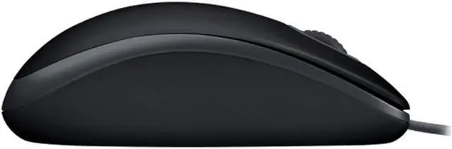 Alt view image 4 of 7 - Logitech M110 Mouse wired Mouse,  Office Mouse Light Mouse Symmetric Mouse, 1000dpi, 3buttons, for Windows® 7 or later/macOS 10.11 or later/ChromeOS, Black