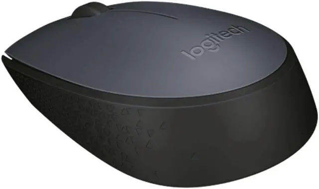 Alt view image 3 of 7 - Logitech M170 Wireless Office Mouse, 1000dpi,  Symmetrical Colorful with 2.4G Receiver,  for Windows® 7 or later/macOS 10.11 or later/ChromeOS,  Gray BLACK