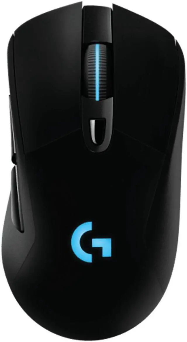 Alt view image 2 of 7 - Logitech G703 hero 25K Wireless  Silent Mouse,  Office gaming, Desktop Laptop Mouse with 2.4GB Receiver, 25600dpi, 6buttons, or Windows® 10 or later/macOS 11 or later/ChromeOS/Linux,  Black