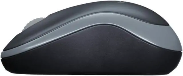 Alt view image 3 of 7 - Logitech M185 Wireless Office gaming Mouse, 1000dpi, 3buttons, Symmetrical Colorful with 2.4G Receiver,  for Windows® 7 or later/macOS 10.11 or later/ChromeOS,  BLACK