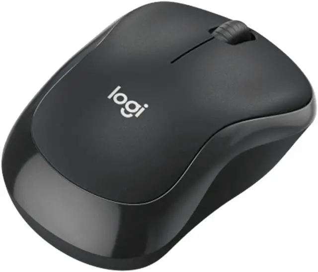 Alt view image 2 of 7 - Logitech M240 Silent Wireless Mouse,  Office home Mouse Symmetric Mouse with Wireless Micro Receiver, 4000dpi, 3buttons, for Windows® 7 or later/macOS 10.11 or later/ChromeOS, Right Handed, black