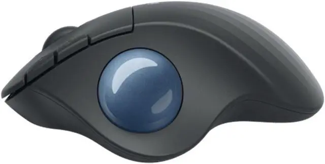 Alt view image 3 of 7 - Logitech ERGO M575S Silent Wireless Mouse,  Office, Right Handed, 2.4GB Receiver, Trackball Commercial Use,1000DPI, 5BUTTONS, , for Windows® 10 or later/macOS 11 or later/ChromeOS/Linux, Black