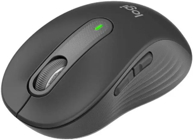 Alt view image 3 of 7 - Logitech SIGNATURE M650 Wireless Bluetooth Silent Mouse,  Office , Desktop Laptop Mouse with 2.4GB Receiver, 4000dpi, 5buttons, for Windows® 10 or later/macOS 11 or later/ChromeOS/Linux,  BLACK