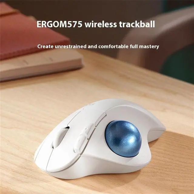Alt view image 7 of 7 - Logitech ERGO M575S Silent Wireless Mouse,  Office, Right Handed, 2.4GB Receiver, Trackball Commercial Use,1000DPI, 5BUTTONS, , for Windows® 10 or later/macOS 11 or later/ChromeOS/Linux, Black