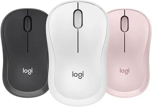 Alt view image 4 of 7 - Logitech M240 Silent Wireless Mouse,  Office home Mouse Symmetric Mouse with Wireless Micro Receiver, 4000dpi, 3buttons, for Windows® 7 or later/macOS 10.11 or later/ChromeOS, Right Handed, black
