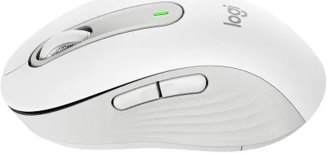 Alt view image 4 of 7 - Logitech SIGNATURE M650L Wireless Bluetooth Silent Mouse,  Office , Desktop Laptop Mouse with 2.4GB Receiver, 4000dpi, 5buttons, for Windows® 10 or later/macOS 11 or later/ChromeOS/Linux,  white