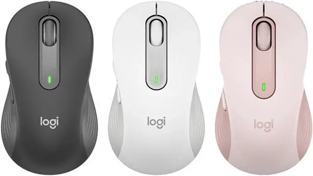 Alt view image 7 of 7 - Logitech SIGNATURE M650L Wireless Bluetooth Silent Mouse,  Office , Desktop Laptop Mouse with 2.4GB Receiver, 4000dpi, 5buttons, for Windows® 10 or later/macOS 11 or later/ChromeOS/Linux,  white
