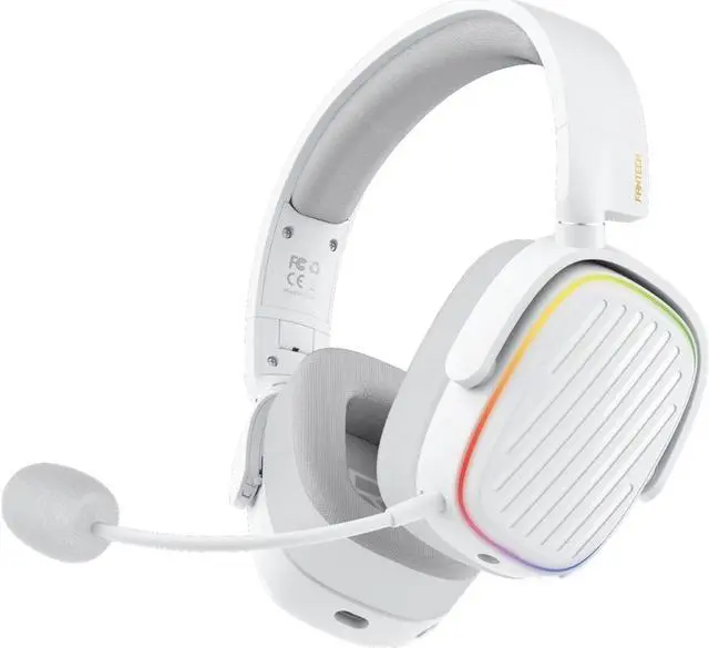 Main image of FANTECH HARMONY WHG02 wireless bluetooth headphones with tri mode connection,4OMM DRVERS FOR CEAR AUDO,White