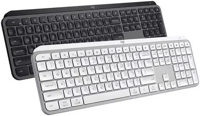 Alt view image 2 of 7 - LOGITECH MX Keys S Advanced Wireless bluetooth backlight Keyboard, Logi Options+, FileVault, Bolt USB ,  Windows 10,11 /macOS 10.15 /Linux/Chrome or later, Easy-switch, 104 keys, white