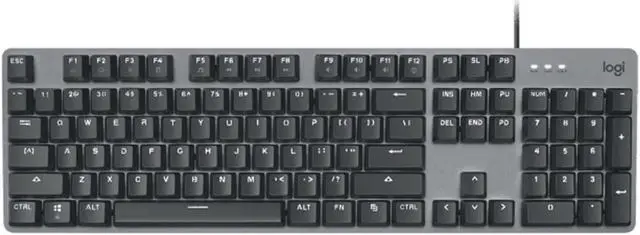 Main image of LOGITECH K845 Mechanical backlight wired Keyboard, Aluminum wired mechanical keyboard with optional key spindle, for Windows® 10,11 or higher, 5 backlight, 104keys,  black( Linear tactile)