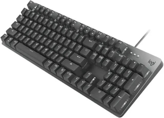 Alt view image 3 of 7 - LOGITECH K845 Mechanical backlight wired Keyboard, Aluminum wired mechanical keyboard with optional key spindle, for Windows® 10,11 or higher, 5 backlight, 104keys,  black( Linear tactile)