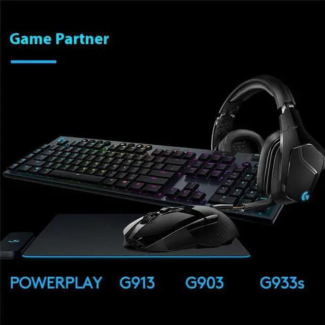 Alt view image 4 of 7 - Logitech  G913 LIGHTSPEED Wireless RGB Mechanical Gaming Keyboard, 104 keys, for Windows 8/macOS 10.11 /Linux/ChromeOS/Android 4.3 /iOS 10  or later, red axle black)