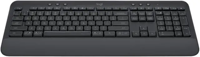 Alt view image 2 of 7 - Logitech SIGNATURE K650 Wireless keyboard, equipped for everyday office and comfort.for Windows 10,11 /macOS 10.15 /Linux/Chrome/iPadOS 14 /iOS 14/Android 8.0  or later, BLACK
