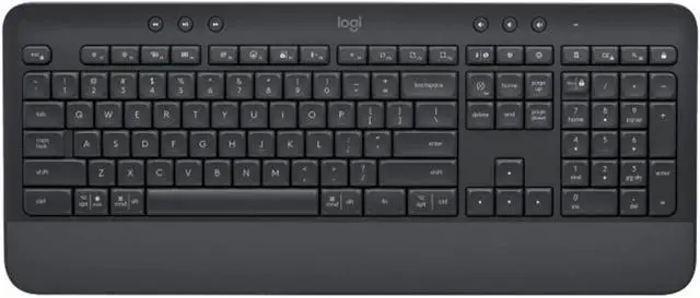 Main image of Logitech SIGNATURE K650 Wireless keyboard, equipped for everyday office and comfort.for Windows 10,11 /macOS 10.15 /Linux/Chrome/iPadOS 14 /iOS 14/Android 8.0  or later, BLACK