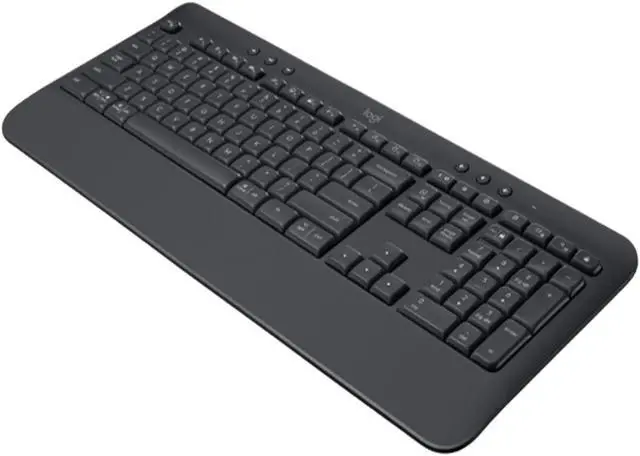 Alt view image 4 of 7 - Logitech SIGNATURE K650 Wireless keyboard, equipped for everyday office and comfort.for Windows 10,11 /macOS 10.15 /Linux/Chrome/iPadOS 14 /iOS 14/Android 8.0  or later, BLACK