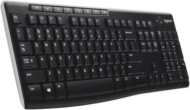 Alt view image 4 of 7 - Logitech K270 Wireless Keyboard,  Office / Laptop /Membrane, Full Size, 108 Keys with Uplink Receiver,5 million knocks, for Windows 10,11 or later, BLACK