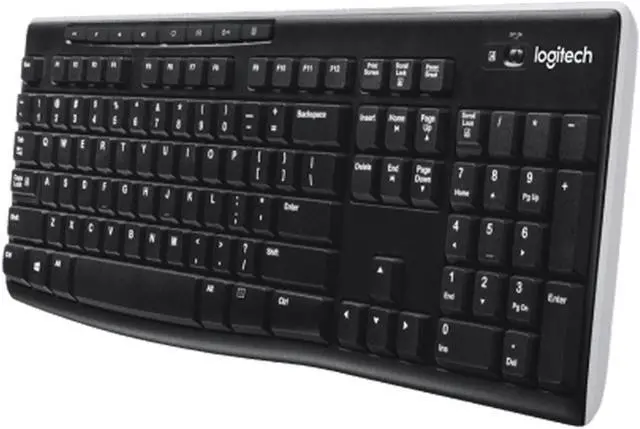Alt view image 3 of 7 - Logitech K270 Wireless Keyboard,  Office / Laptop /Membrane, Full Size, 108 Keys with Uplink Receiver,5 million knocks, for Windows 10,11 or later, BLACK