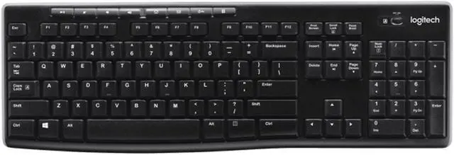 Main image of Logitech K270 Wireless Keyboard,  Office / Laptop /Membrane, Full Size, 108 Keys with Uplink Receiver,5 million knocks, for Windows 10,11 or later, BLACK