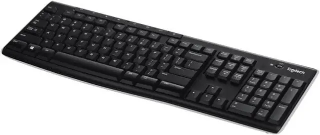 Alt view image 2 of 7 - Logitech K270 Wireless Keyboard,  Office / Laptop /Membrane, Full Size, 108 Keys with Uplink Receiver,5 million knocks, for Windows 10,11 or later, BLACK