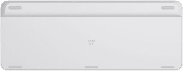 Alt view image 5 of 7 - Logitech K580  Wireless Bluetooth Keyboard,  Ultra Thin Silent Office,  for Computer Phone Mac Tablet ipad , for Windows 10,11 /macOS 10.15 /Linux/Chrome/iPadOS 14 /iOS 14/Android 8.0 , white
